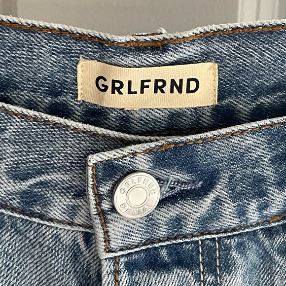 NEW GRLFRND Charlie Low Rise Baggy Cut Off Short in Fairfax North {$165} Sz 27 - Picture 10 of 14